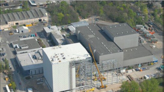 Das Bild zeigt eine Übersicht des Siemens Energy Standorts Nürnberg Katzwanger Straße